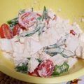 米ゆいﾁｬﾝ's cooksnap of when they made 豆腐とオクラの胡麻マヨサラダ♡.