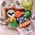 ★うさぎ組★'s cooksnap of when they made エビフリャーくわえたドラ猫ハロウィン弁当.