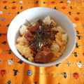 pitachan1's cooksnap of when they made 夏休みのお昼に焼き鳥丼☆.