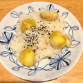 ボブナナ's cooksnap of when they made 炊飯器でおこわ（栗おこわ・栗御飯）.