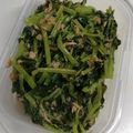 にゃおごろう's cooksnap of when they made 大根の葉っぱ炒め.