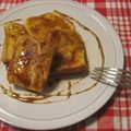 marble9's cooksnap of when they made 黒蜜ときなこのフレンチトースト.