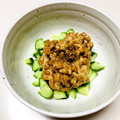 azbjbn's cooksnap of when they made きゅうりの納豆和え.