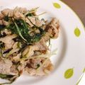 ぱんだ170071's cooksnap of when they made 豚肉と水菜のゴマしょうが焼き.