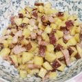 クックKR1YJ1☆'s cooksnap of when they made ♡さつまいもとベーコンのデリ風サラダ♡.