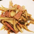 みしね's cooksnap of when they made ごぼうとベーコンの味噌バターきんぴら☆.