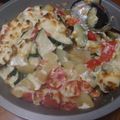 popopon399's cooksnap of when they made ズッキーニとトマトのマヨチーズ焼き＊.