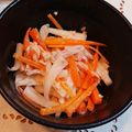 chicchaino's cooksnap of when they made 大根と人参のツナマヨサラダ.
