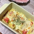 ガッちやん's cooksnap of when they made 明太子じゃがバターのチーズ焼き.