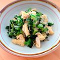 ☆３匹の子ぶた☆'s cooksnap of when they made 栄養満点！大根葉と油揚げしらすの混ぜご飯.