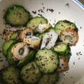 ☆＊ゆきんこ＊☆'s cooksnap of when they made ちくわときゅうりとゆかりちゃん♪.