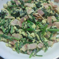 やよっちゃ☆'s cooksnap of when they made ほうれん草とﾍﾞｰｺﾝの卵とじ.