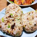 ⭐とっくん⭐'s cooksnap of when they made 牛そぼろ☆赤味噌おにぎり.