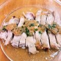 あたりめっこ's cooksnap of when they made 4分レンジ 塩麹で柔らか蒸し鶏おろし和え.