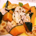 たけッティ's cooksnap of when they made 秋の炒め煮～南瓜・蓮根・椎茸・鶏肉～.