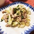 ままゆ。's cooksnap of when they made 豚こまときゃべつの塩こうじ和え.