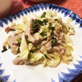 ままゆ。's cooksnap of when they made 豚こまときゃべつの塩こうじ和え.