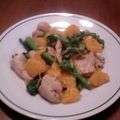 cheecho's cooksnap of when they made 蒸し鶏と菜の花のグレフルポン酢和え♪.