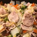 2みーちゃん's cooksnap of when they made 白菜 ブロッコリー 豚肉の 炒め煮！.