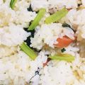 まーく71's cooksnap of when they made バター醤油香る小松菜チャーハン.