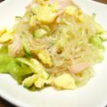 ♡おんりぃ♡'s cooksnap of when they made 味付け絶妙♪♪炒り卵の☆春雨サラダ.