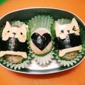 ☆shio☆。's cooksnap of when they made ねこ巻おにぎり＊キャラ弁.