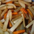 クック1BXKLA☆'s cooksnap of when they made 簡単！大根と人参と油揚げのきんぴら.