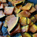 MROFI's cooksnap of when they made かぼちゃの甘辛焼き♡.