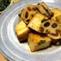 micchily's cooksnap of when they made 厚揚げと蓮根の甘辛炒め。.