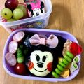 くもんちょ's cooksnap of when they made キャラ弁当☆型抜きで簡単ミッキー＆ミニー.