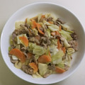 mami99's cooksnap of when they made キャベツと豚こまの味噌マヨ炒め♪.