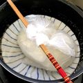 ringoninja's cooksnap of when they made 災害非常食◆ポリ袋でごはんを炊く.