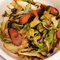 なめこおろし's cooksnap of when they made キャベツとウインナーの塩こんぶ炒め.