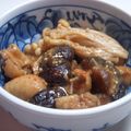のぞみ～ひん's cooksnap of when they made 鶏皮と干し椎茸の赤味噌煮.
