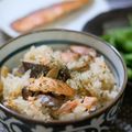 yama1967's cooksnap of when they made きのこと鮭の洋風炊き込みご飯.