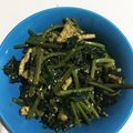 比呂リン's cooksnap of when they made さつまいもの葉と葉柄の味噌炒め.
