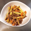 ３姉妹まみー's cooksnap of when they made ☆さつまいもと豚挽き肉と人参の甘辛炒め☆.