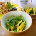 runa10's cooksnap of when they made 柿と水菜のサラダ.