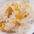 うららか３'s cooksnap of when they made さつまいもご飯.