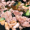 クックV30TNN☆'s cooksnap of when they made ワインに合う♪豚肉と小松菜オイスター炒め.