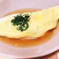 クック5F24G7☆'s cooksnap of when they made ひき肉とシメジの和風あんかけオムレツ.