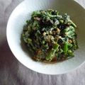 おポチ's cooksnap of when they made 菜の花のクルミ和え✿みそ味.