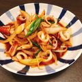 28mii's cooksnap of when they made [韓国料理]甘辛イカ丼오징어덮밥.
