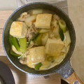 クックUWY3B0☆'s cooksnap of when they made 鶏肉と長ネギと豆腐の煮物.