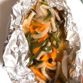 おちゆ☆'s cooksnap of when they made 鮭のホイル焼き☆ちゃんちゃん焼き風　甘め.