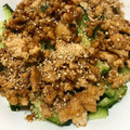 黄金の輝き亭's cooksnap of when they made 肉きゅうりごま油風味　簡単　節約.