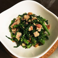 ＊ゆあま＊'s cooksnap of when they made 簡単！春菊とベーコンのバター炒め.