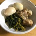 uka0430's cooksnap of when they made 鶏もも肉と小松菜の生姜入り煮物.