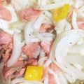 oおさかなo's cooksnap of when they made タコとサーモンのマリネサラダ.