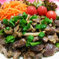 ☆★あんず姫★☆'s cooksnap of when they made 砂肝としめじのあっさりぽん酢炒め♪.